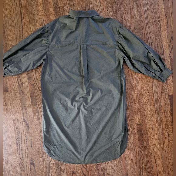 H&M button down oversized shirt dress - Picture 3 of 5